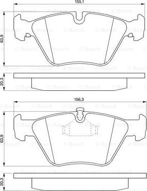 BOSCH 0 986 424 400 - Kit pastiglie freno, Freno a disco autozon.pro