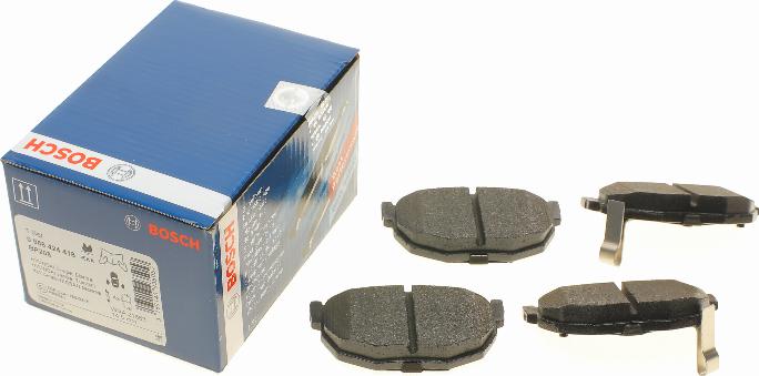 BOSCH 0 986 424 418 - Kit pastiglie freno, Freno a disco autozon.pro