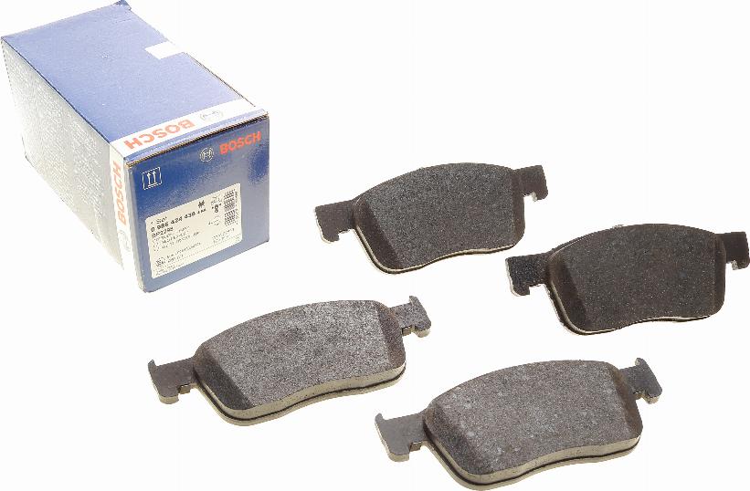 BOSCH 0 986 424 436 - Kit pastiglie freno, Freno a disco autozon.pro