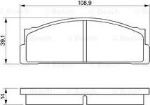 BOSCH 0 986 424 420 - Kit pastiglie freno, Freno a disco autozon.pro