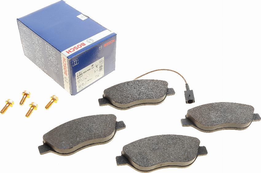 BOSCH 0 986 424 595 - Kit pastiglie freno, Freno a disco autozon.pro