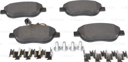 BOSCH 0 986 424 596 - Kit pastiglie freno, Freno a disco autozon.pro