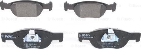 BOSCH 0 986 424 544 - Kit pastiglie freno, Freno a disco autozon.pro