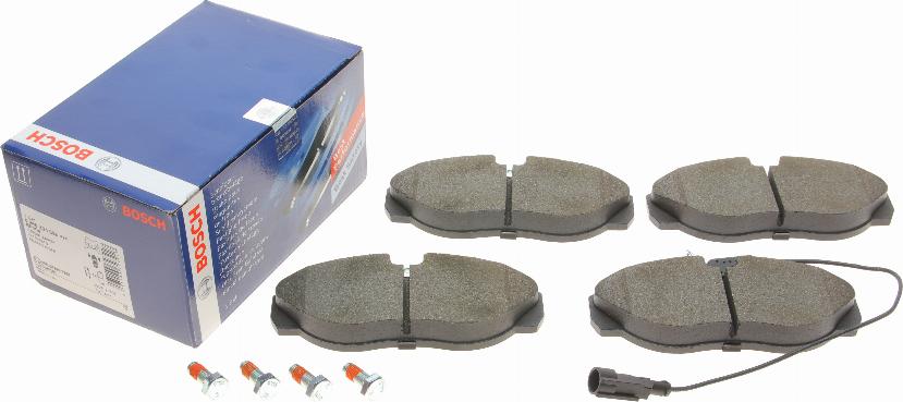 BOSCH 0 986 424 556 - Kit pastiglie freno, Freno a disco autozon.pro