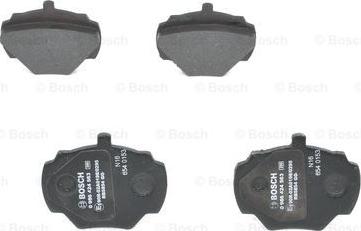 BOSCH 0 986 424 563 - Kit pastiglie freno, Freno a disco autozon.pro