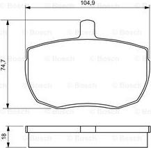 BOSCH 0 986 424 567 - Kit pastiglie freno, Freno a disco autozon.pro