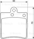 BOSCH 0 986 424 519 - Kit pastiglie freno, Freno a disco autozon.pro