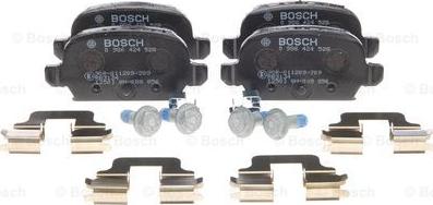 BOSCH 0 986 424 528 - Kit pastiglie freno, Freno a disco autozon.pro