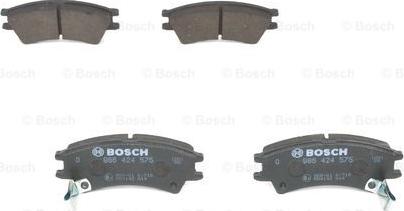 BOSCH 0 986 424 575 - Kit pastiglie freno, Freno a disco autozon.pro