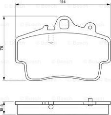 BOSCH 0 986 424 570 - Kit pastiglie freno, Freno a disco autozon.pro