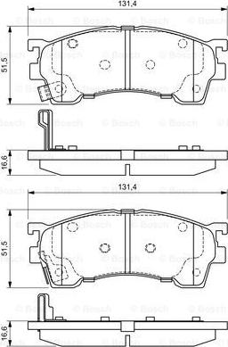 BOSCH 0 986 424 694 - Kit pastiglie freno, Freno a disco autozon.pro