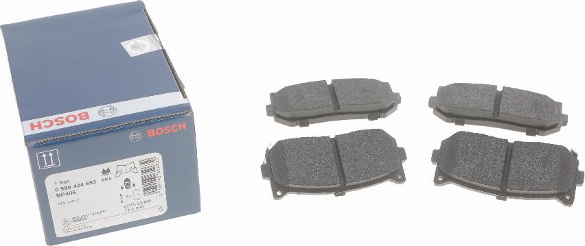 BOSCH 0 986 424 693 - Kit pastiglie freno, Freno a disco autozon.pro