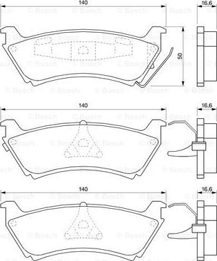 BOSCH 0 986 424 648 - Kit pastiglie freno, Freno a disco autozon.pro