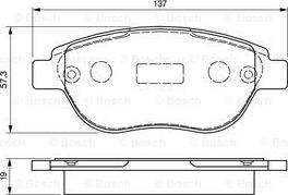 BOSCH 0 986 424 659 - Kit pastiglie freno, Freno a disco autozon.pro