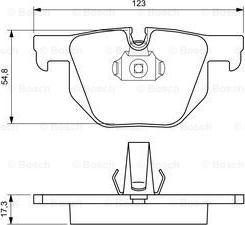 BOSCH 0 986 424 653 - Kit pastiglie freno, Freno a disco autozon.pro