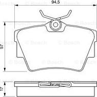 BOSCH 0 986 424 662 - Kit pastiglie freno, Freno a disco autozon.pro