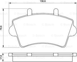 BOSCH 0 986 424 614 - Kit pastiglie freno, Freno a disco autozon.pro