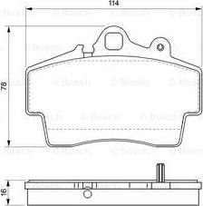 BOSCH 0 986 424 615 - Kit pastiglie freno, Freno a disco autozon.pro