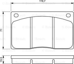 BOSCH 0 986 424 684 - Kit pastiglie freno, Freno a disco autozon.pro