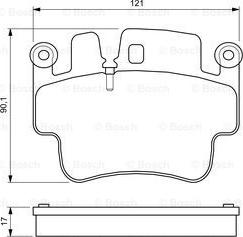 BOSCH 0 986 424 681 - Kit pastiglie freno, Freno a disco autozon.pro