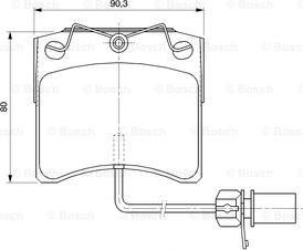 BOSCH 0 986 424 673 - Kit pastiglie freno, Freno a disco autozon.pro