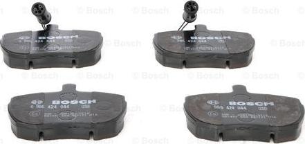 BOSCH 0 986 424 044 - Kit pastiglie freno, Freno a disco autozon.pro