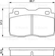 BOSCH 0 986 424 047 - Kit pastiglie freno, Freno a disco autozon.pro