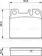 BOSCH 0 986 424 051 - Kit pastiglie freno, Freno a disco autozon.pro