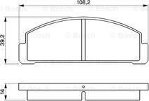 BOSCH 0 986 424 058 - Kit pastiglie freno, Freno a disco autozon.pro