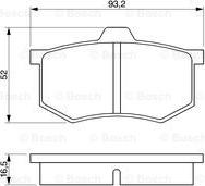 BOSCH 0 986 424 063 - Kit pastiglie freno, Freno a disco autozon.pro