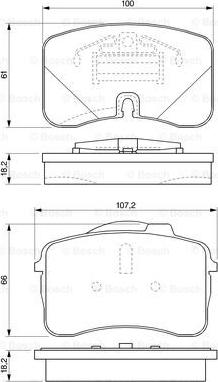 BOSCH 0 986 424 191 - Kit pastiglie freno, Freno a disco autozon.pro