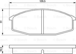 BOSCH 0 986 424 192 - Kit pastiglie freno, Freno a disco autozon.pro