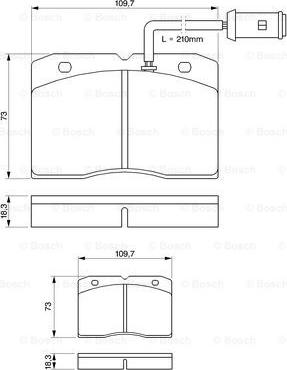 BOSCH 0 986 424 144 - Kit pastiglie freno, Freno a disco autozon.pro