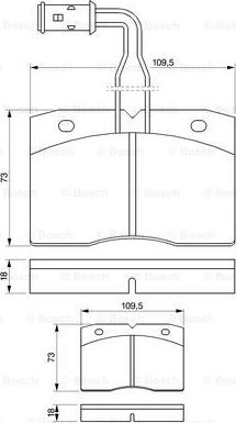 BOSCH 0 986 424 145 - Kit pastiglie freno, Freno a disco autozon.pro