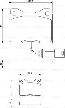 BOSCH 0 986 424 152 - Kit pastiglie freno, Freno a disco autozon.pro