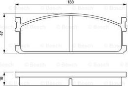 BOSCH 0 986 424 157 - Kit pastiglie freno, Freno a disco autozon.pro