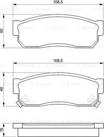 BOSCH 0 986 424 160 - Kit pastiglie freno, Freno a disco autozon.pro