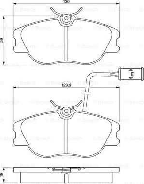 BOSCH 0 986 424 167 - Kit pastiglie freno, Freno a disco autozon.pro