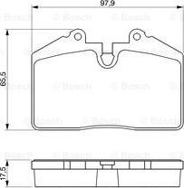 BOSCH 0 986 424 103 - Kit pastiglie freno, Freno a disco autozon.pro