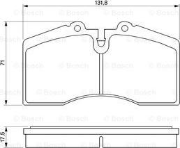 BOSCH 0 986 424 119 - Kit pastiglie freno, Freno a disco autozon.pro