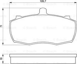 BOSCH 0 986 424 113 - Kit pastiglie freno, Freno a disco autozon.pro