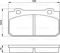 BOSCH 0 986 424 117 - Kit pastiglie freno, Freno a disco autozon.pro