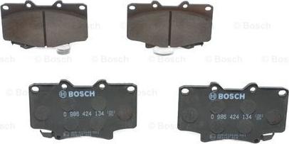 BOSCH 0 986 424 134 - Kit pastiglie freno, Freno a disco autozon.pro