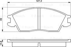 BOSCH 0 986 424 135 - Kit pastiglie freno, Freno a disco autozon.pro