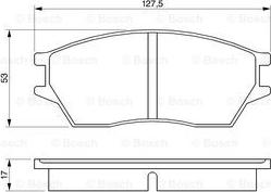 BOSCH 0 986 424 136 - Kit pastiglie freno, Freno a disco autozon.pro