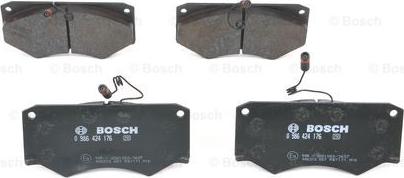 BOSCH 0 986 424 176 - Kit pastiglie freno, Freno a disco autozon.pro