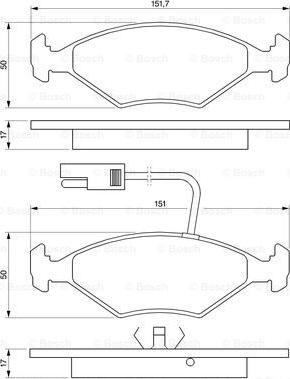 BOSCH 0 986 424 178 - Kit pastiglie freno, Freno a disco autozon.pro