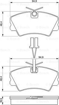 BOSCH 0 986 424 173 - Kit pastiglie freno, Freno a disco autozon.pro