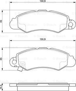 BOSCH 0 986 424 804 - Kit pastiglie freno, Freno a disco autozon.pro