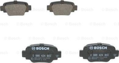 BOSCH 0 986 424 800 - Kit pastiglie freno, Freno a disco autozon.pro